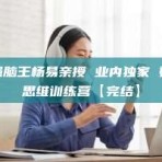 最强脑王杨易亲授 业内独家 数学思维训练营【完结】