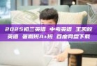 2025初三英语 中考英语 王凯皎英语 暑期班A+班 百度网盘下载